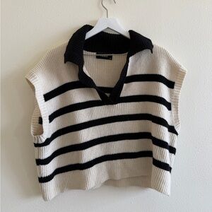 Women’s Striped Cider Sweater Vest